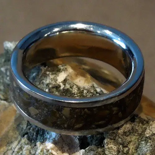 Authentic Florida Rock On A Platinum Band